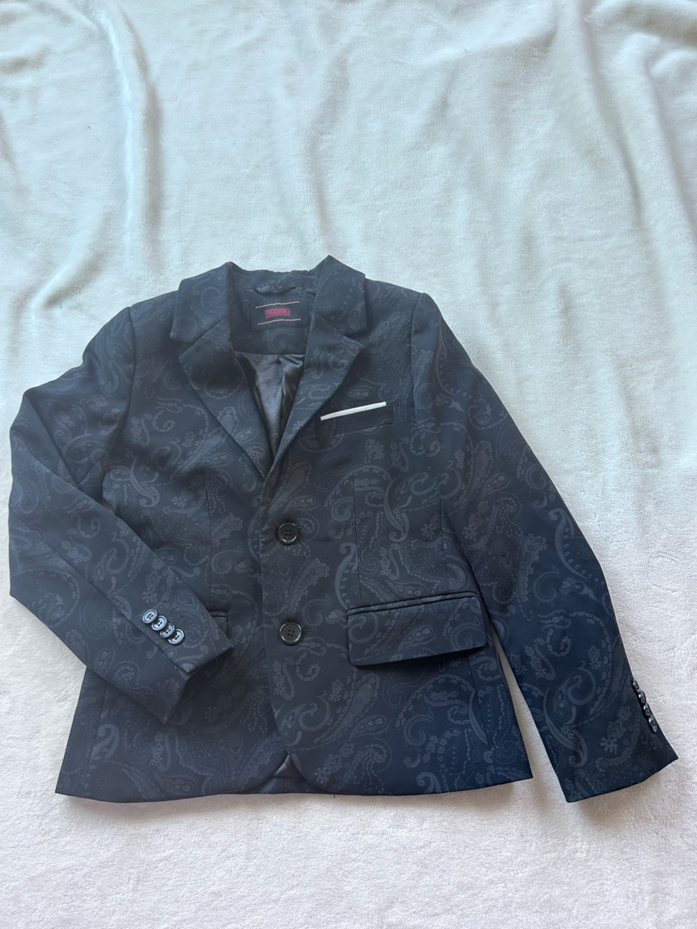 Rock & Roll Denim Boys Jacquard Paisley Sport Coat